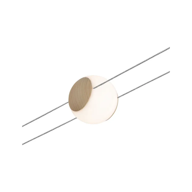 Paulmann 2Line Spot Lynn 1x4,5W Eiche hell/Weiß 24V DC Kunststoff