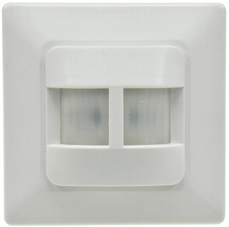 Unterputz PIR-Bewegungsmelder 180° LED geeignet, 2-Draht Technik, weiß