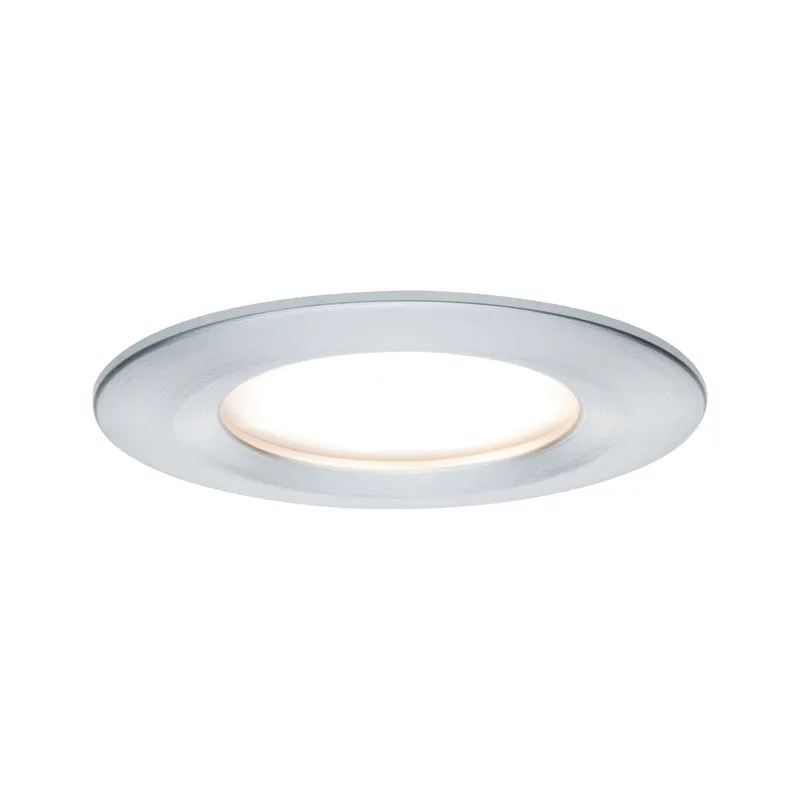 Paulmann EBL Set Nova Plus Coin dim rund starr LED 1x6,8W 2700K 230V 51mm Alu ged./Alu