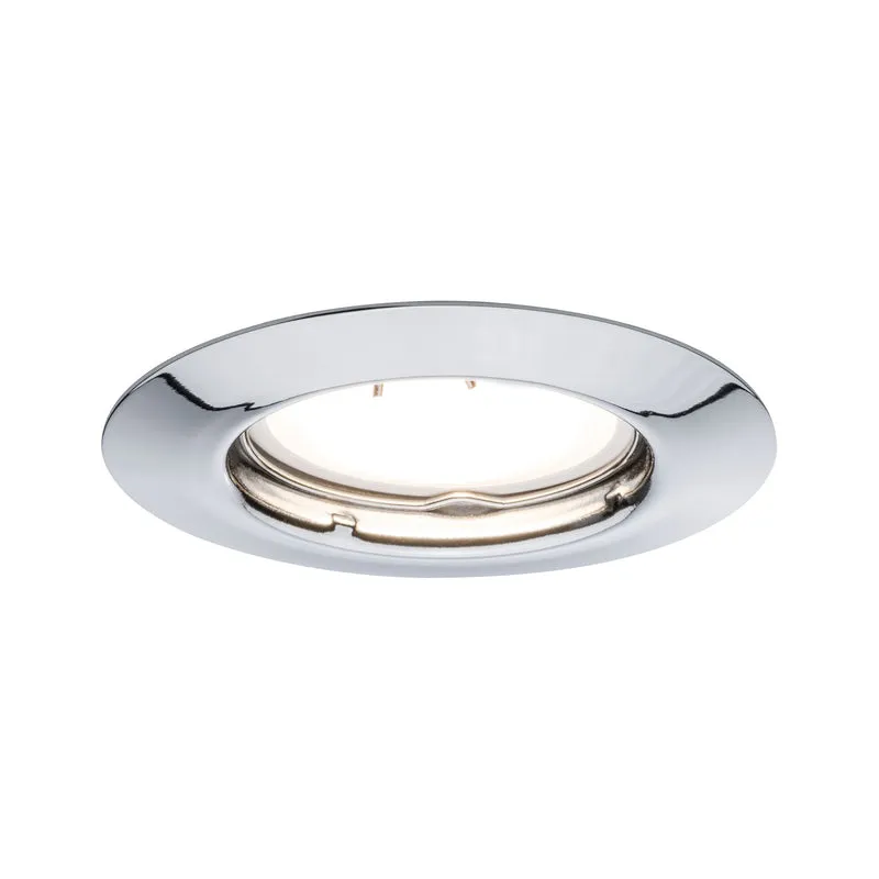 Paulmann EBL Set rund starr LED 1x4,5W 230V Chrom/Metall