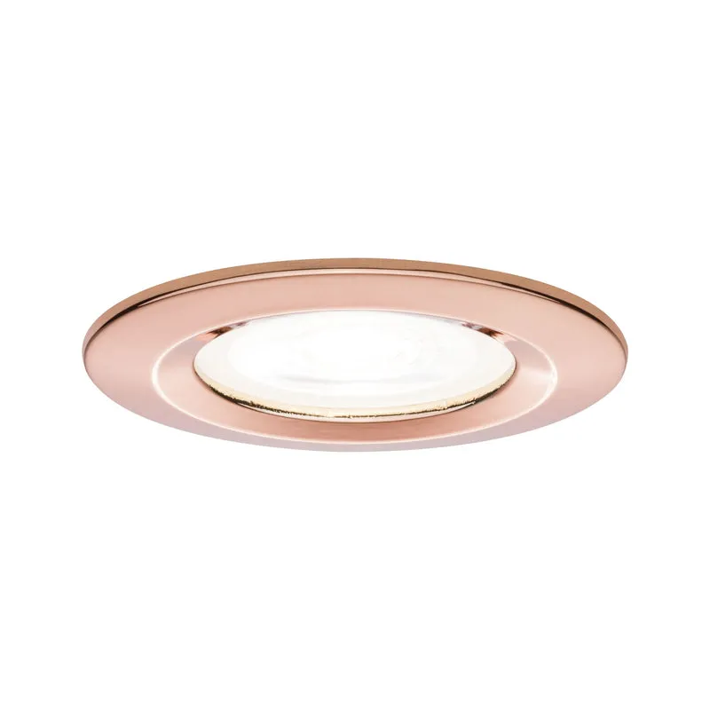 Paulmann Premium EBL Set Nova rund dim LED 3x7W 230V GU10 51mm Rosegold/Alu Zink