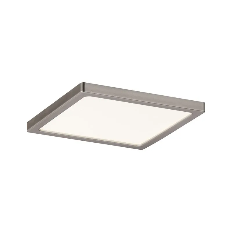 Paulmann EBL Set Panel Areo eckig IP23 LED 1x8W 3000K 230V 120x120mm Nickel matt/Kunstst