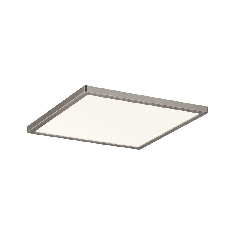 Paulmann EBL Set Panel Areo eckig IP23 LED 1x12W 3000K 230V 180x180mm Nickel matt/Kunstst