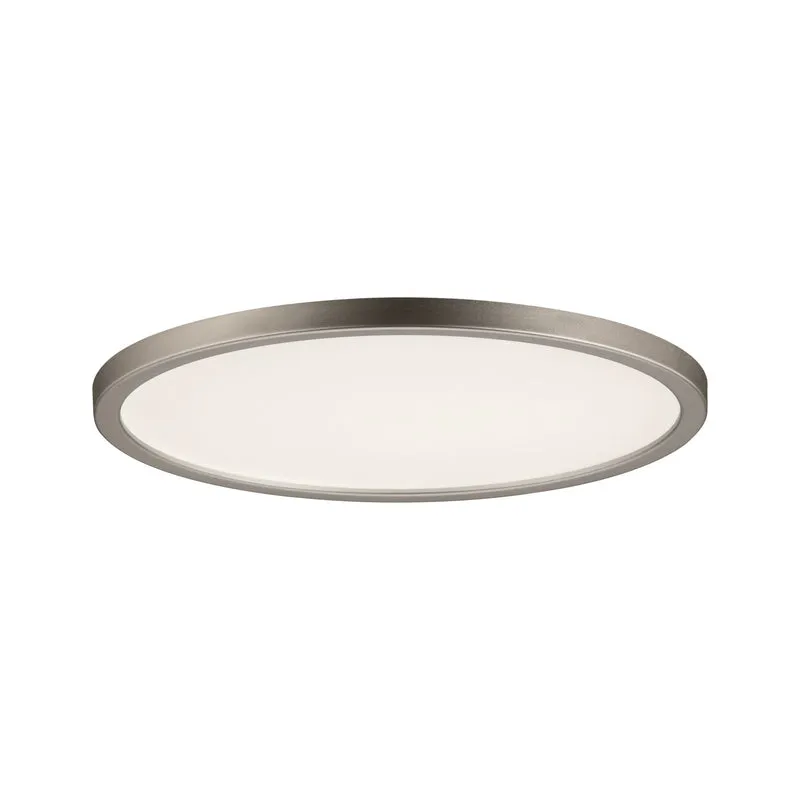 Paulmann EBL Set Panel Areo rund IP23 LED 1x12W 3000K 230V 180mm Nickel matt/Kunststoff