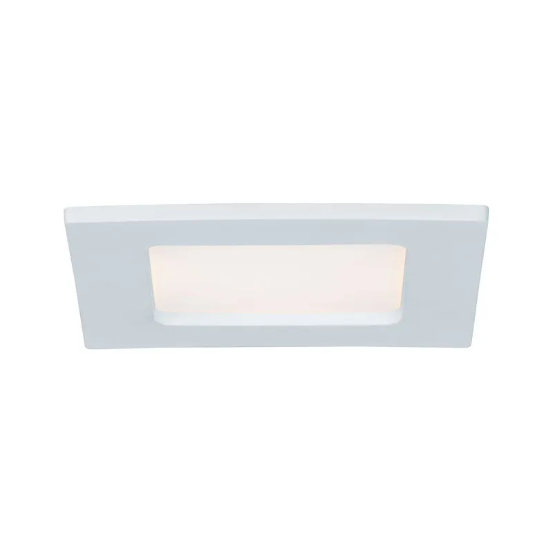 Paulmann Quality EBL Set Panel eckig LED 1x6W 2700K 230V 115x115mm Weiß/Kunststoff