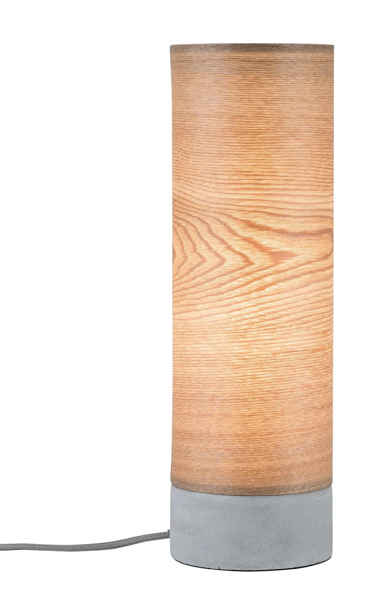 Paulmann Neordic Skadi Tischleuchte max.1x20W E14 Holz/Grau 230V Holz/Beton