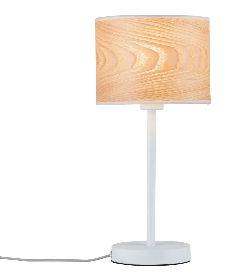 Paulmann Neordic Neta Tischleuchte max.1x20W E27 Holz/Weiß 230V Holz/Metall