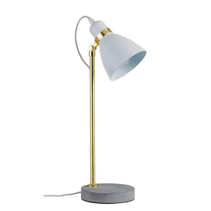 Paulmann Neordic Orm Tischeuchte max.1x20W E27 Weiß m/Gold matt/Grau 230V Metall/Beton