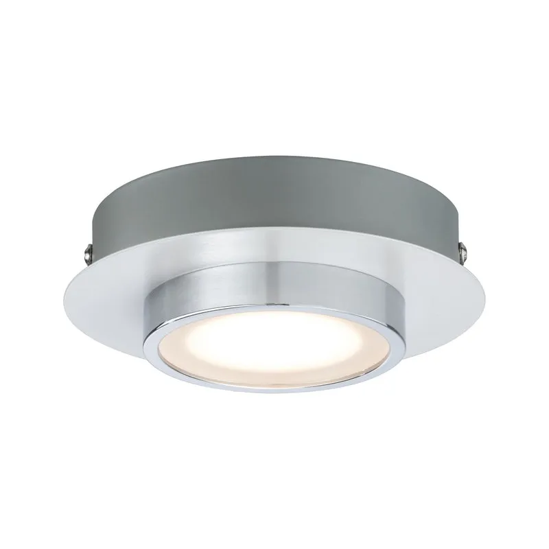 Paulmann WallCeiling Liao LED 1x4,7W Weiß matt Chrom 230V Metall