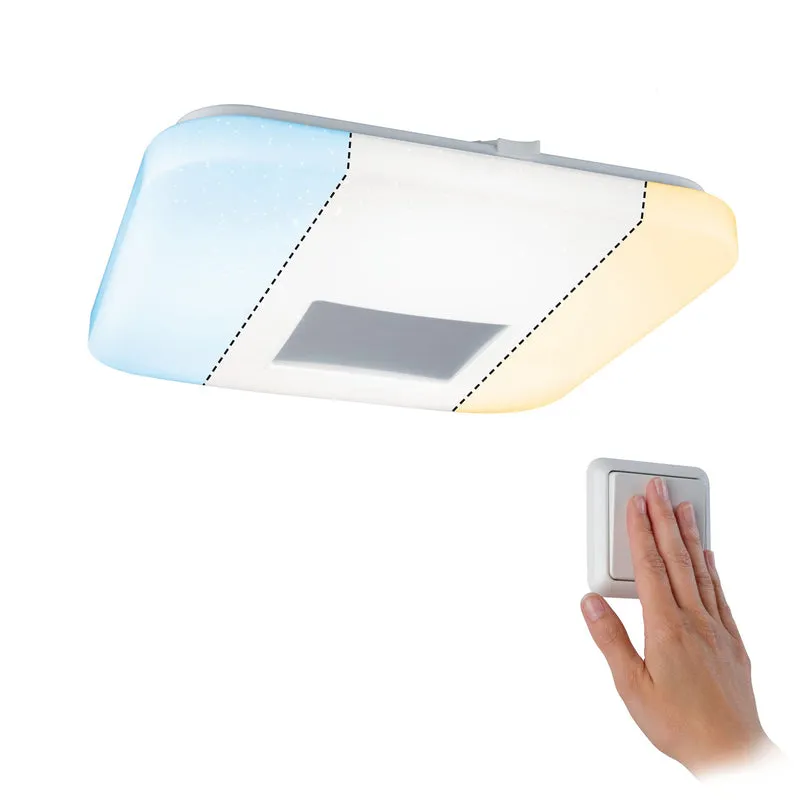 Paulmann WallCeiling Costella LED 16W 330x330mm Weiß 230V Acryl/Metall