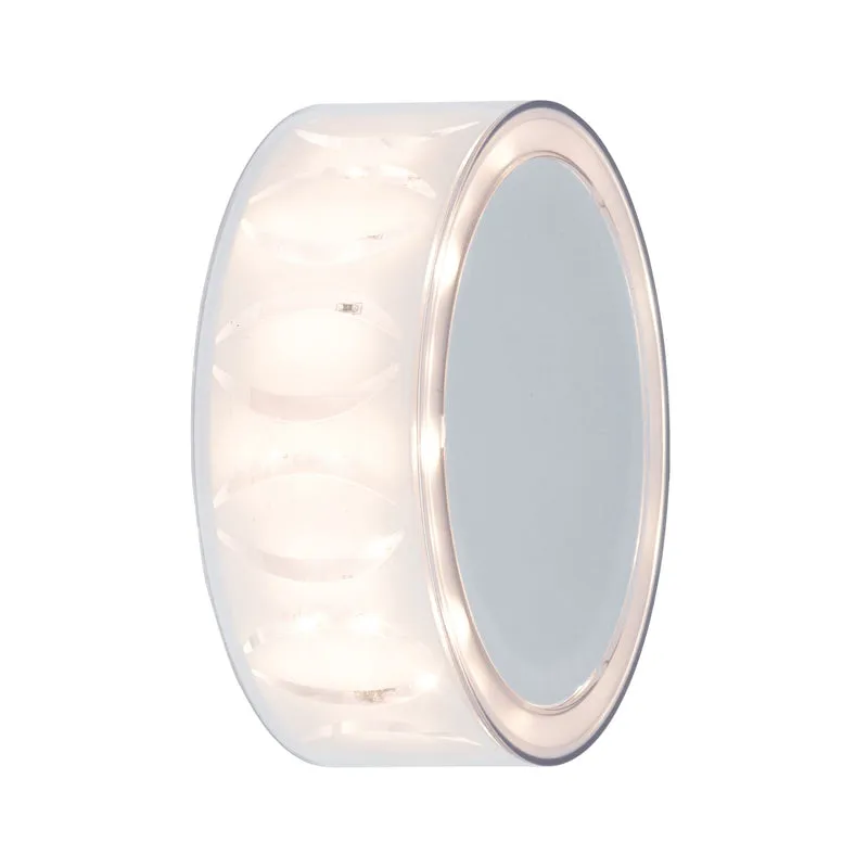 Paulmann WallCeiling DecoBeam 3,5W LED 150mm Ws matt/Chrom m/Transp 230V Metall/Acry