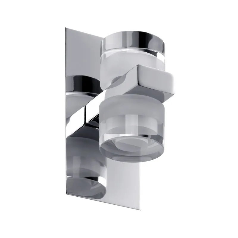 Paulmann WallCeiling Diadem WL IP44 LED 2x3,5W Chrom/Weiß 230V Metall/Acryl