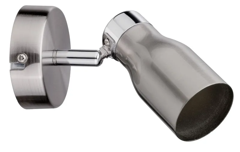 Paulmann Spotlight Meli max 1x10W GU10 Nickel sat 230V Metall ohne Schalter