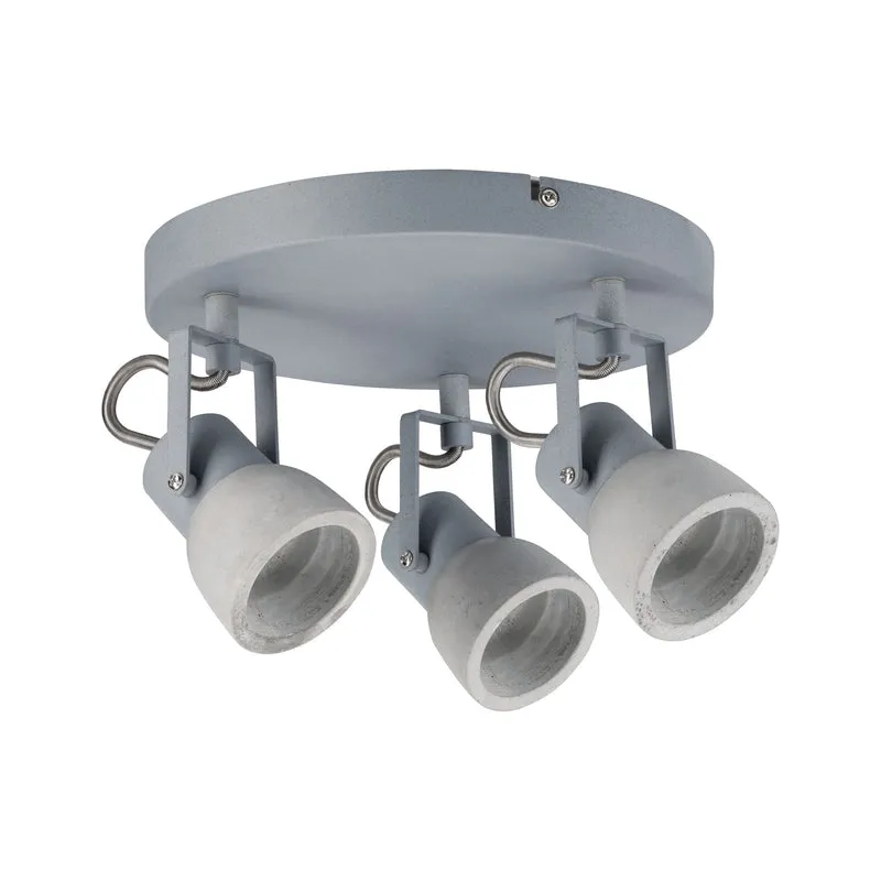 Paulmann Spotlight Ogma max 3x10W GU10 Grau 230V Metall/Beton