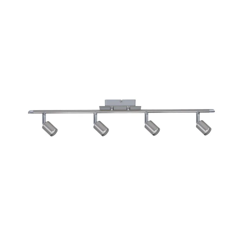 Paulmann Spotlight Georgia max 4x10W GU10 Nickel gebürstet 230V Metall