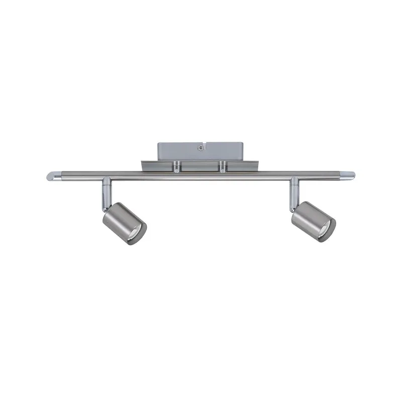 Paulmann Spotlight Georgia max 2x10W GU10 Nickel gebürstet 230V Metall