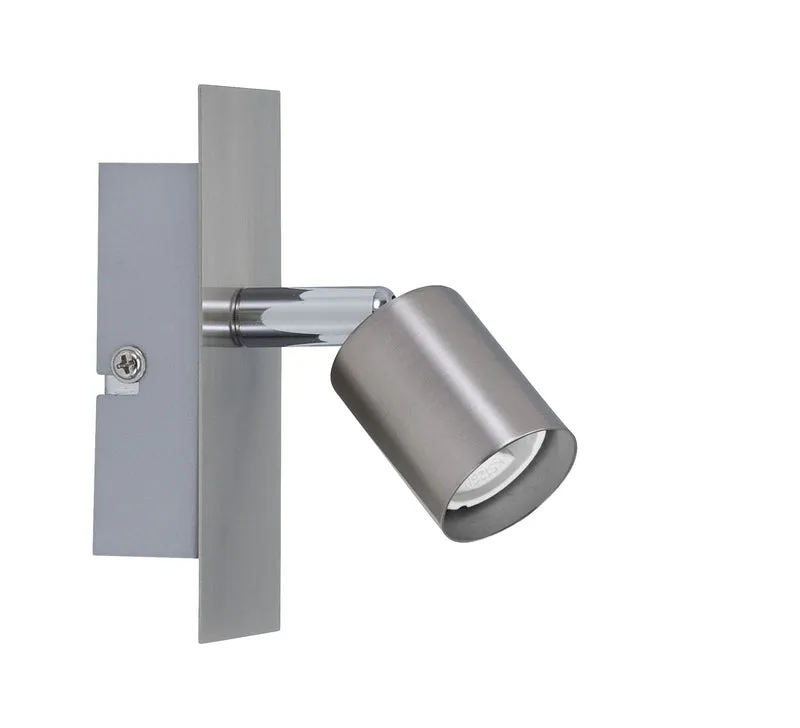 Paulmann Spotlight Georgia max 1x10W GU10 Nickel gebürstet 230V Metall