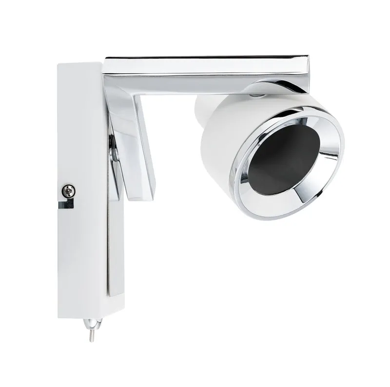 Paulmann Spotlight Turn max 1x10W GU10 Weiß/Chrom 230V Metall/Kusnststoff