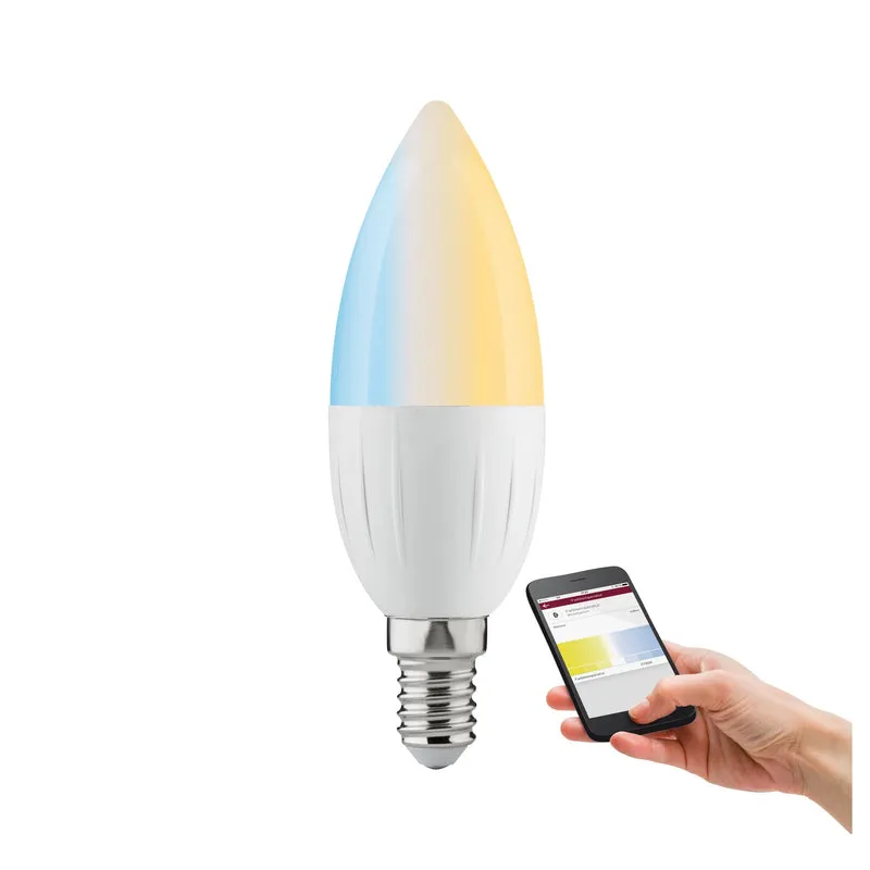 Paulmann SmartHome ZB Candela LED Kerze 4,5W E14 230V 2700K Opal TunW dimmbar