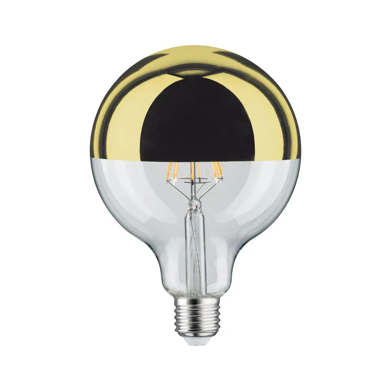 Paulmann LED Globe 125 5W E27 230V Kopfspiegel Gold 2700K dimmbar