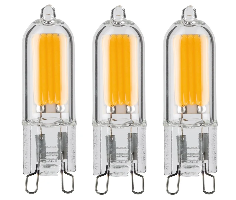 Paulmann LED Stiftsockel 3er Pack 2W G9 Klar 230V Glas 2700K