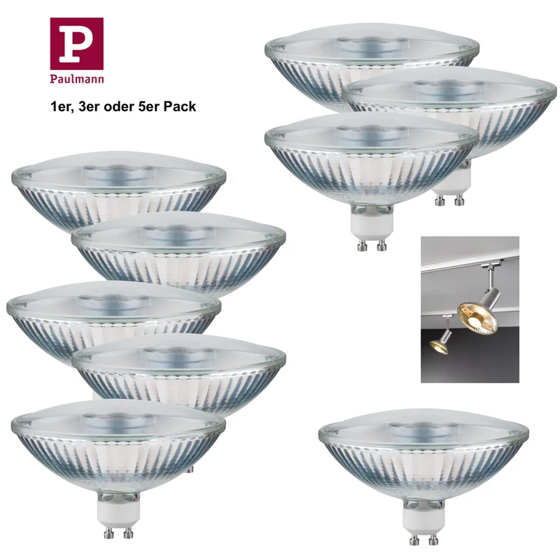 Paulmann LED QPAR111 4W GU10 230V 2700K 24°