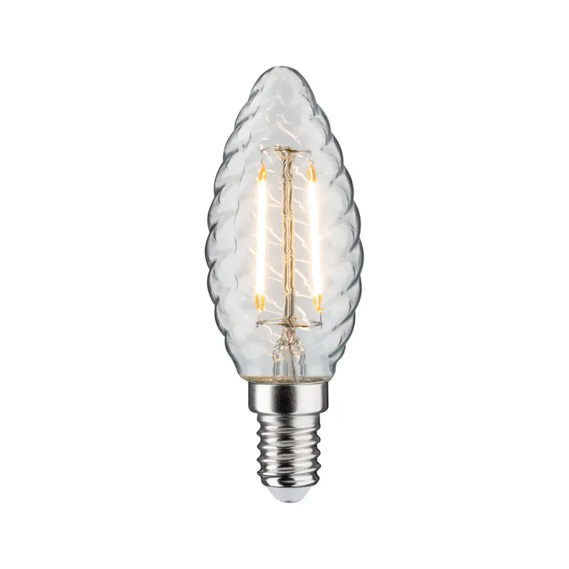 Paulmann LED Kerze gedreht 4,5W E14 230V Klar 2700K dimmbar