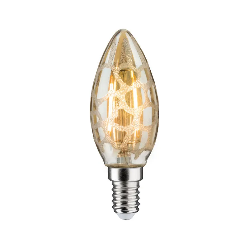 Paulmann LED Kerze 4,5W E14 230V Krokoeis 2500K dimmbar