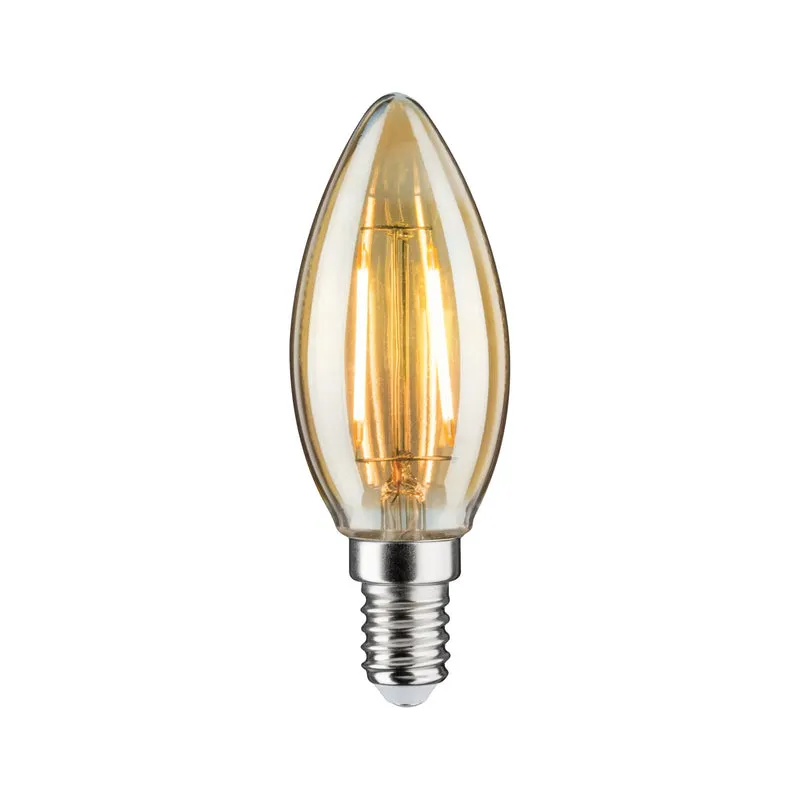 Paulmann LED Kerze 4,5W E14 230V Gold 2500K dimmbar