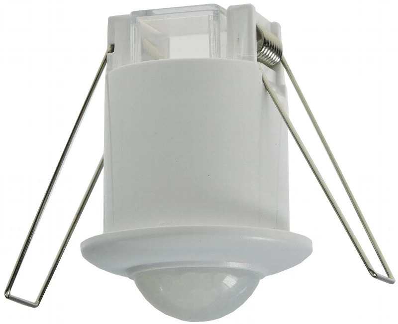Decken Einbau Bewegungsmelder 360° MICRO LED geeignet, 6m Detektion, weiß,50x66mm