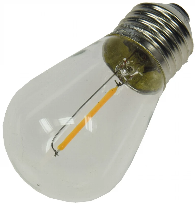 Ersatz-Lampe Filament E27 12V / 0,8W für Biergarten-Lichterkette "CT-BGL 15" # ACHTUNG! Nie an 230V betreiben! #