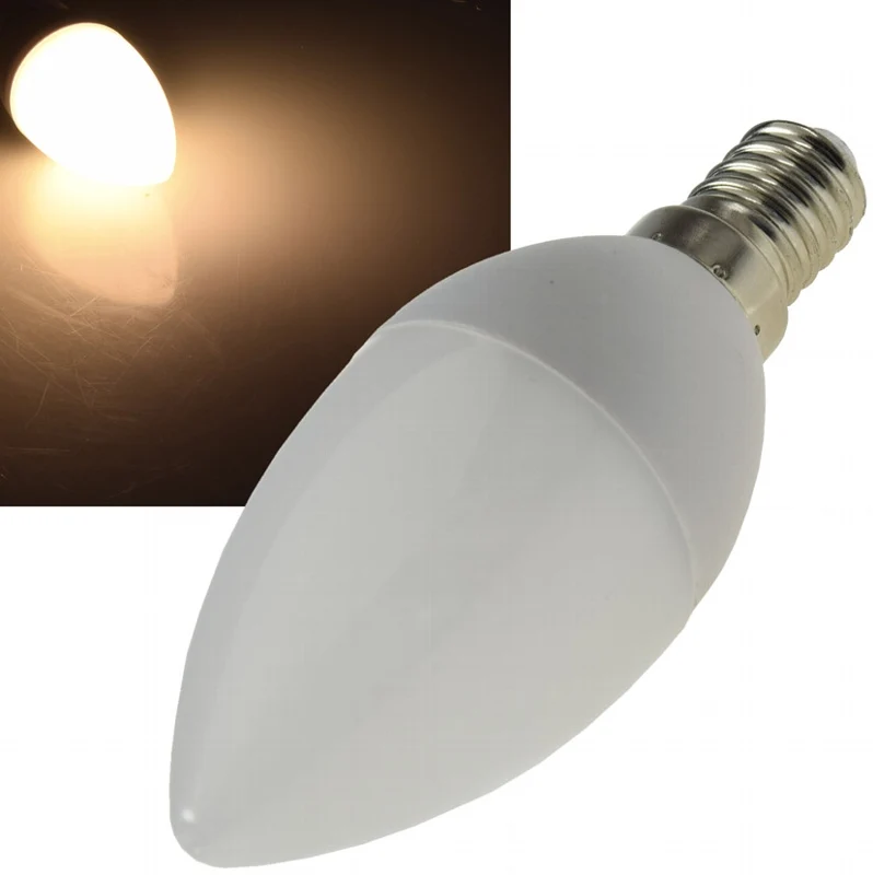 LED Kerzenlampe E14 "K70" warmweiß 3000k, 700lm, 230V/7W