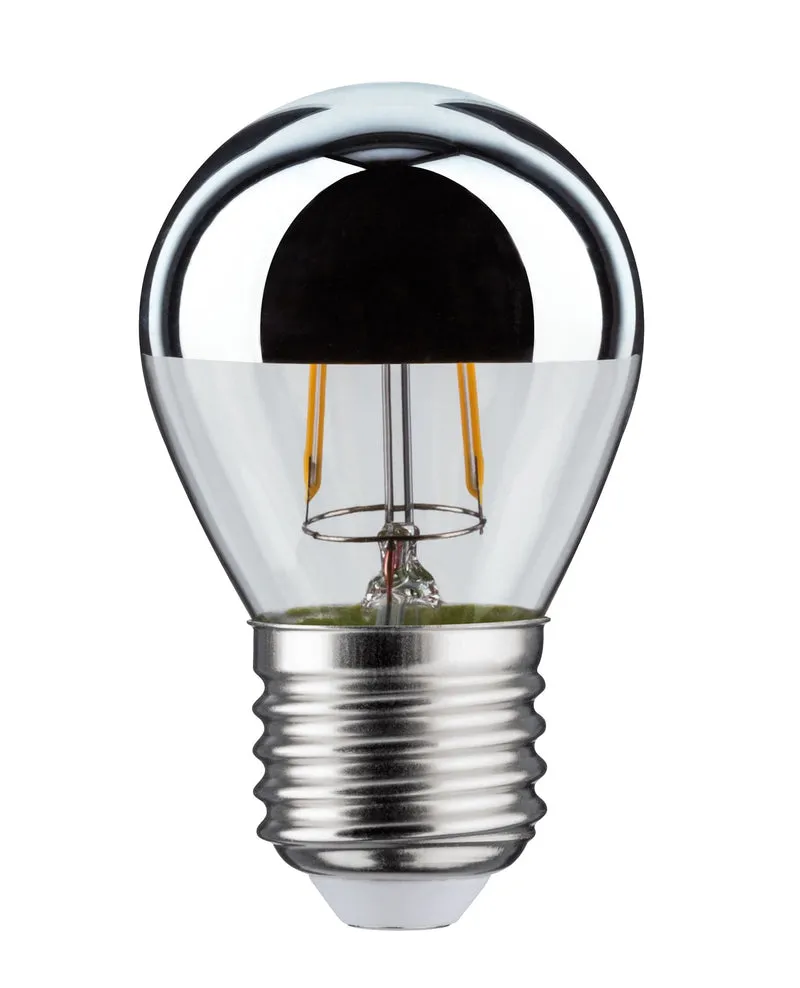 Paulmann LED Tropfen 2,5W E27 230V Kopfspiegel Silber 2700K