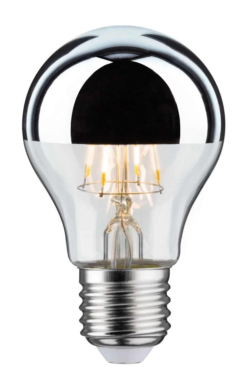 Paulmann LED AGL 5W E27 230V Kopfspiegel Silber 2700K