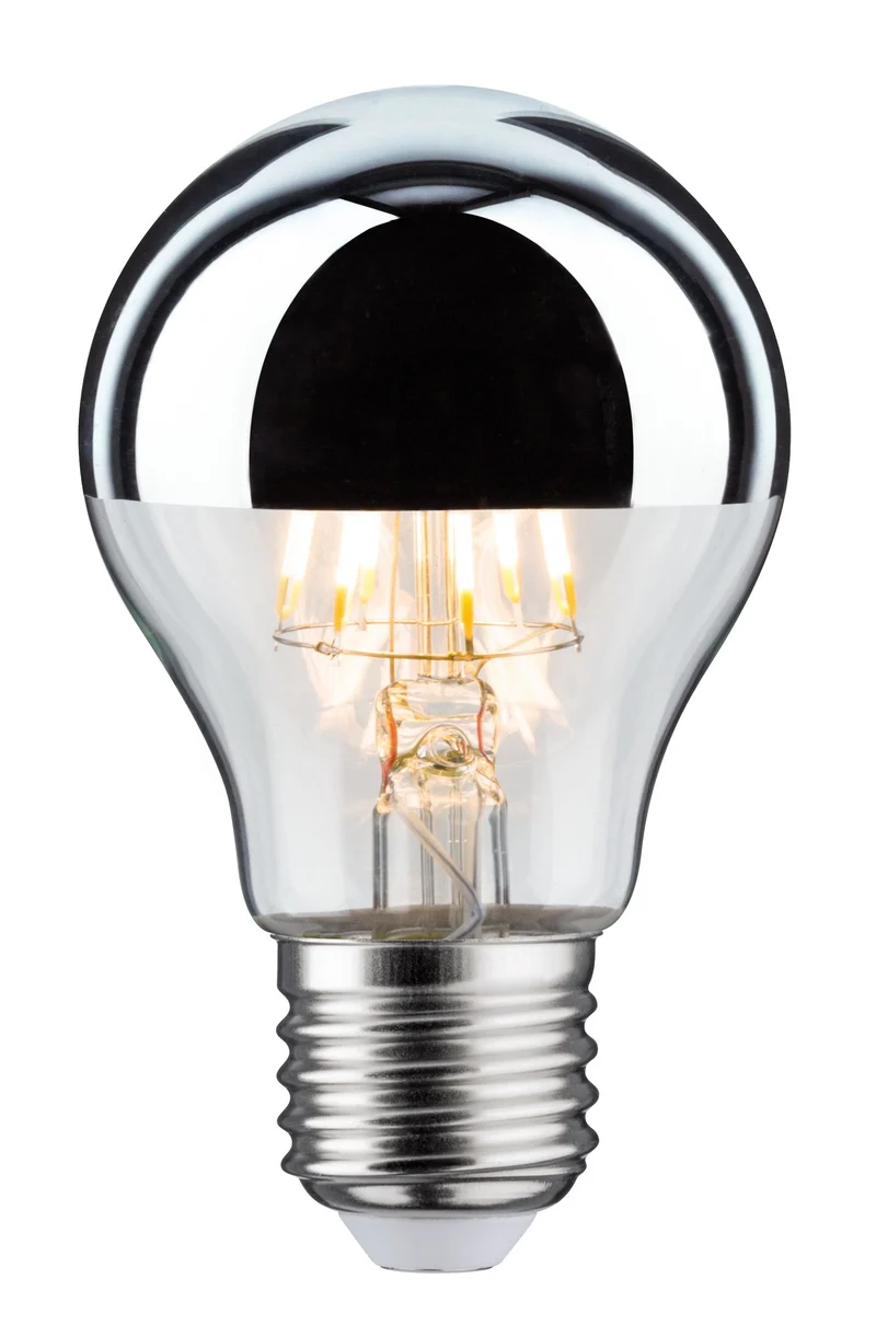 Paulmann LED AGL 7,5W E27 230V Kopfspiegel Silber 2700K