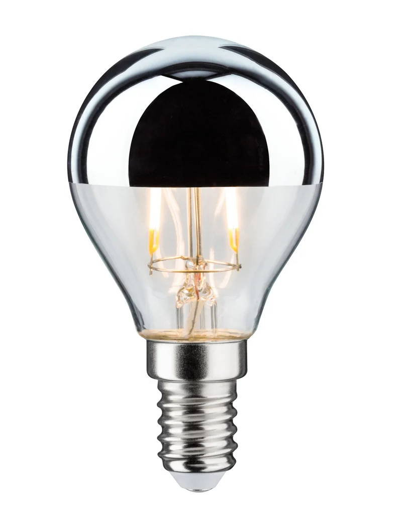 Paulmann LED Tropfen 2,5W E14 230V Kopfspiegel Silber 2700K