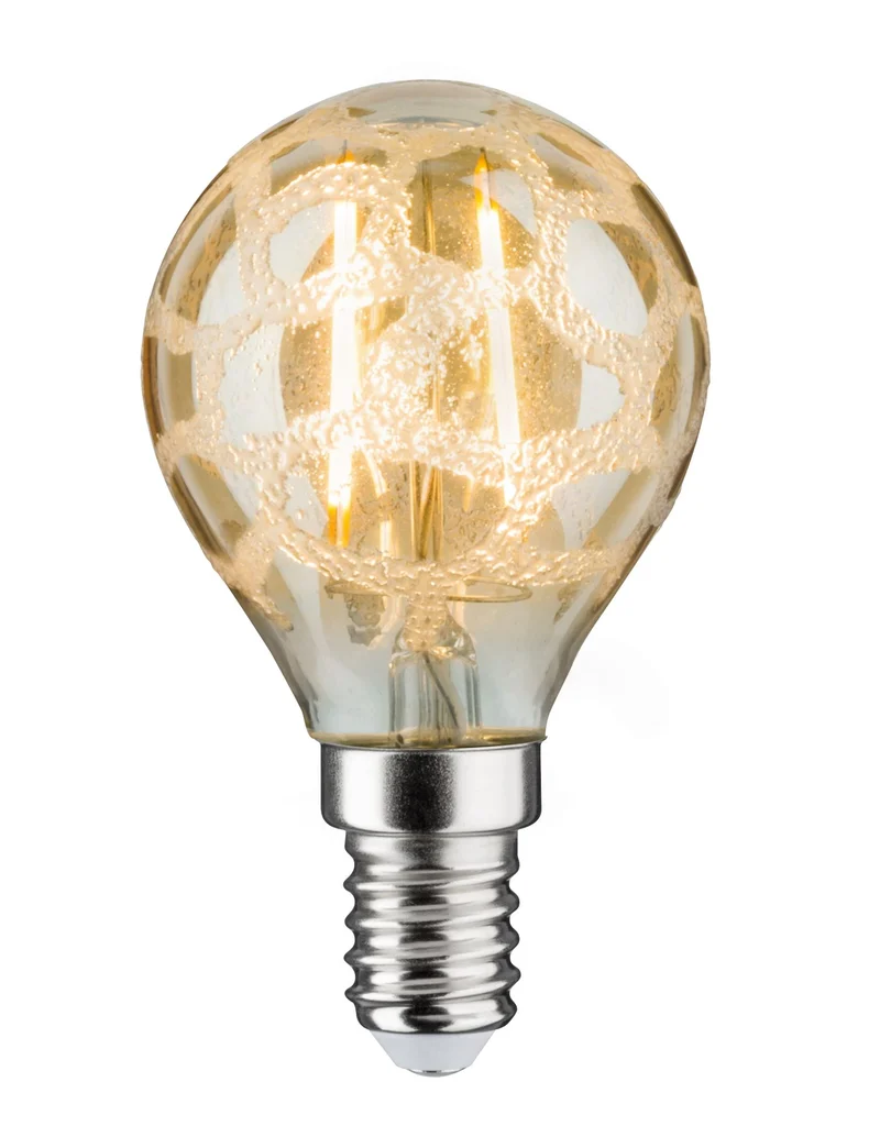 Paulmann LED Tropfen 2,5W E14 230V Krokoeis Gold 2500K