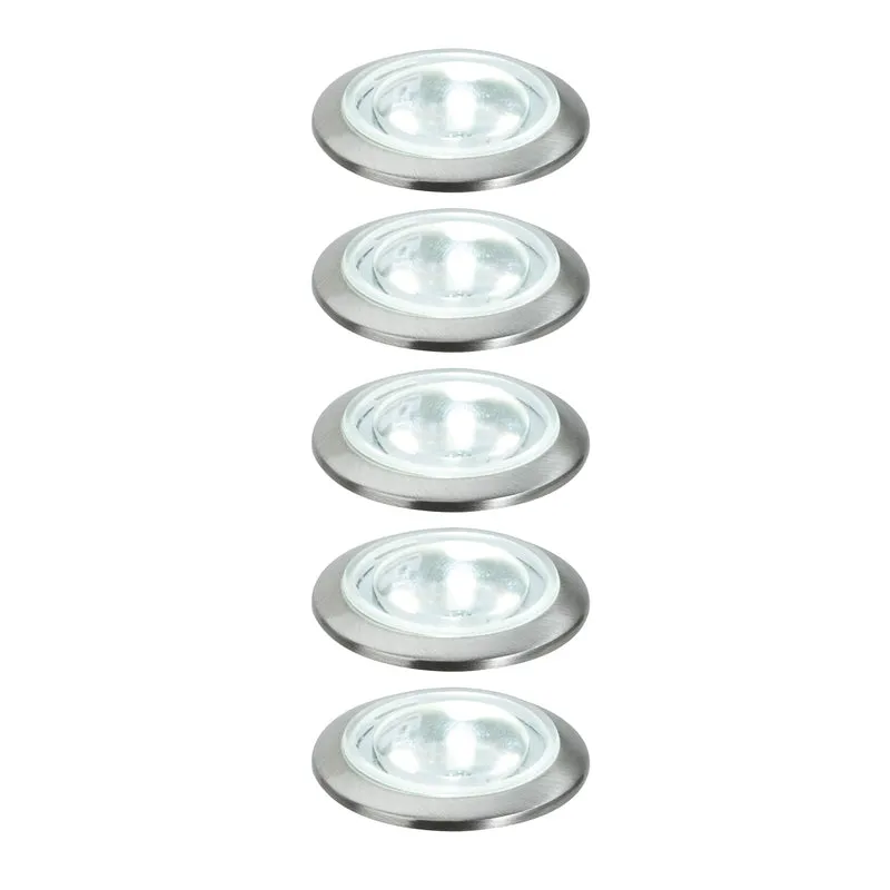TIP NP Mini EBL LED rund 5x0,5W 3,6VA 230/12V 35mm Eisen geb./ Metall