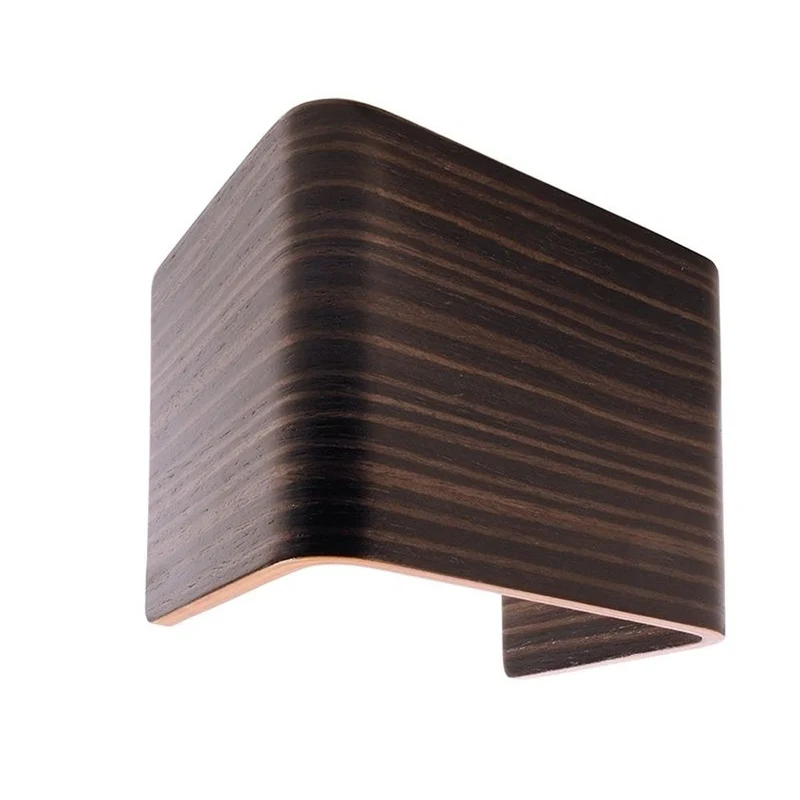 Deko-Light Abdeckung Crateris I Holz Grau Braun Braun lackiert