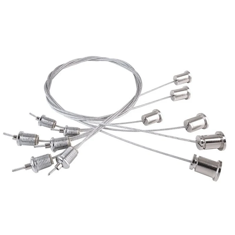 Deko-Light Seilabhängung LED Panel II Set 6 Stk. Silber