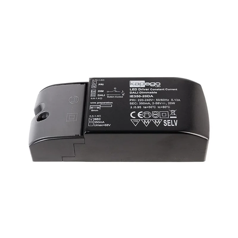 Deko-Light LED-Betriebsgeraet Kapego DALI CC Driver 350mA/20W sw