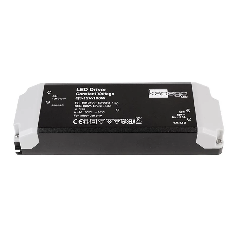 Deko-Light LED-Betriebsgeraet Kapego Q3-12V-100W 8300mA sw
