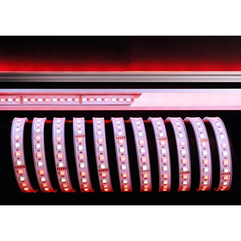 Deko-Light 5050-96-24V-RGB+2800K-5m-Silikon 65W Weiß