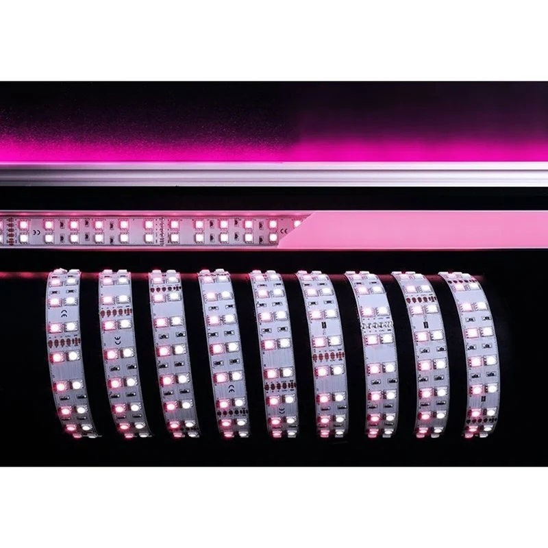 Deko-Light 5050-2x60-24V-RGB+6000K-3m 75W Weiß