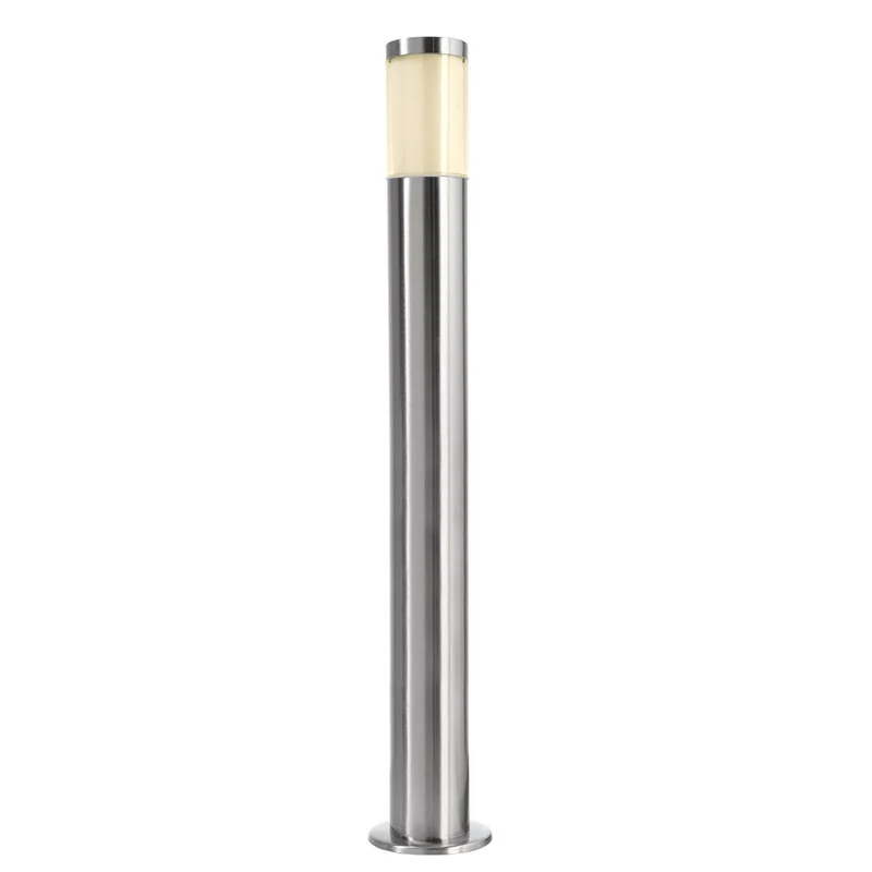 Porrima Stehleuchte silberfarben gebürstet 100 cm GU10 Edelstahl Outdoor Gartenleuchte