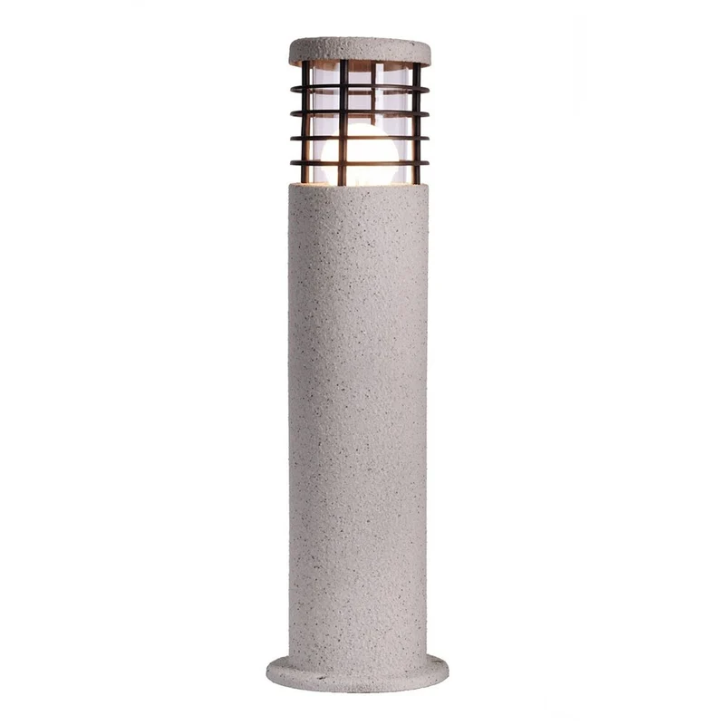 Deko-Light Sockelleuchte Merak Edelstahl Granitoptik