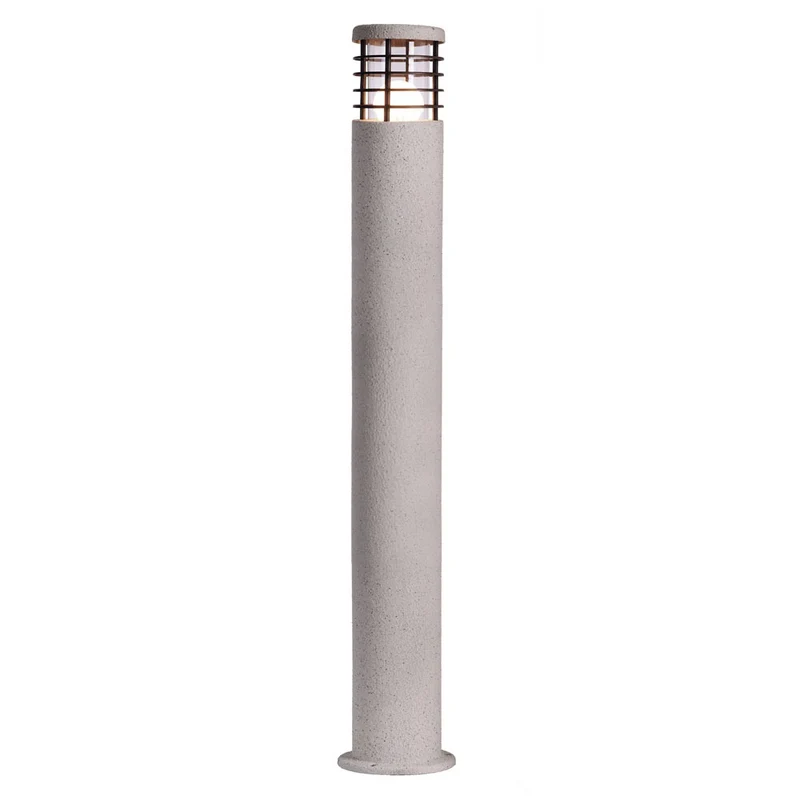 Deko-Light Stehleuchte, Standleuchte Merak Edelstahl Granitoptik