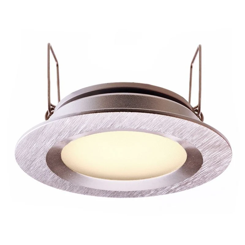 Deko-Light 2W silberfarben gebürstet