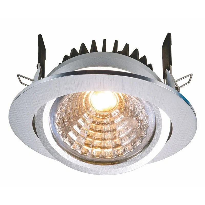 Deko-Light COB 95 10W silberfarben gebürstet