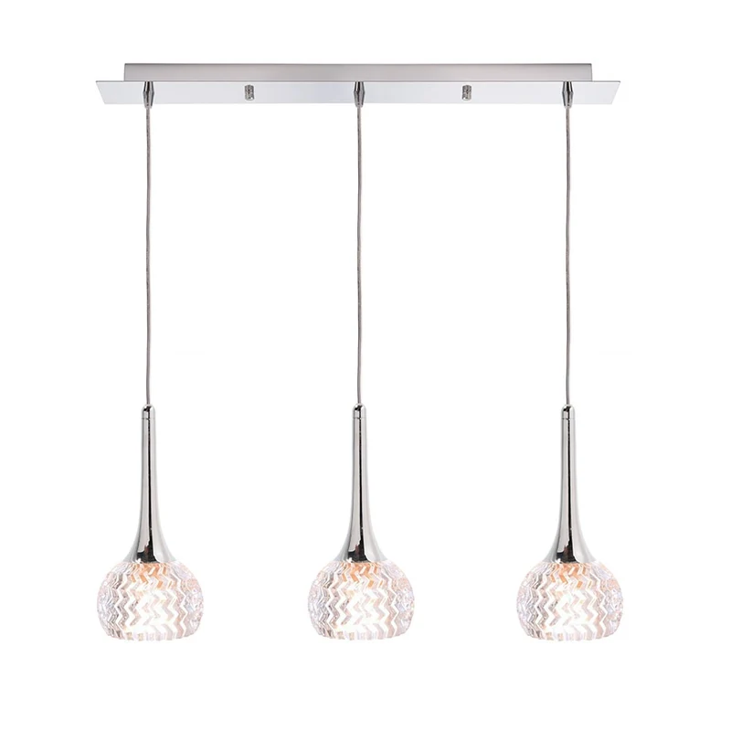 DEKOLIGHT 342113 Pendelleuchte silber 3xG9 max.28W 342113